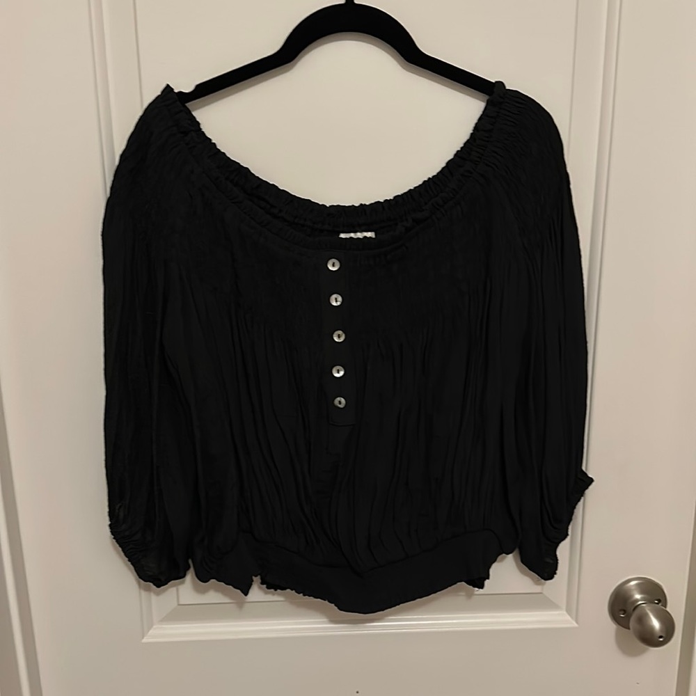 Off the shoulder top.